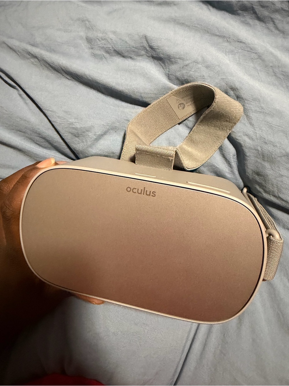 Oculus Standalone VR Headset in Rose Gold and Beige